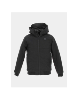 Doudoune à capuche moyer noir garçon - Kaporal