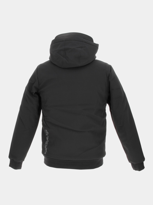 Doudoune à capuche moyer noir garçon - Kaporal