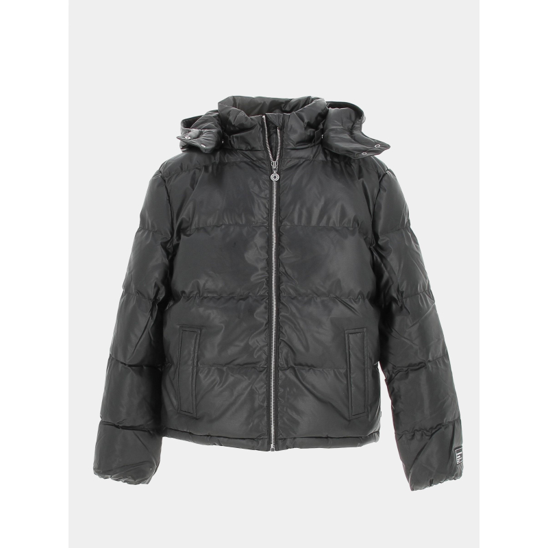 Doudoune à capuche sammagi noir fille - Le Temps Des Cerises