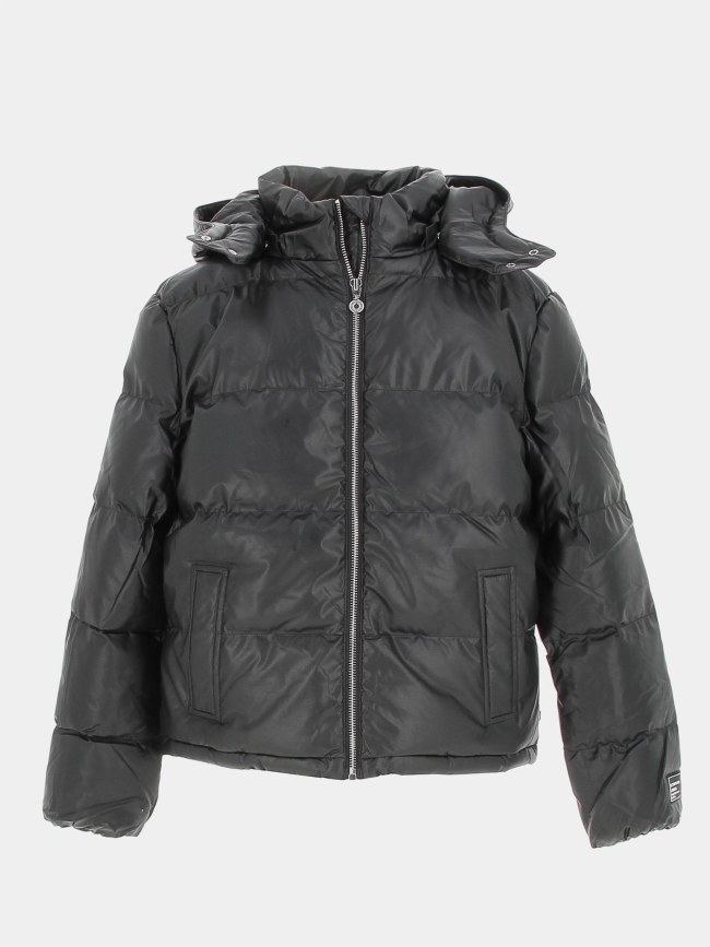 Doudoune à capuche sammagi noir fille - Le Temps Des Cerises