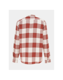 Chemise épaisse à carreaux paprika rouge homme - Oxbow