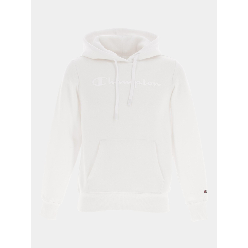 Sweat à capuche hooded blanc femme - Champion