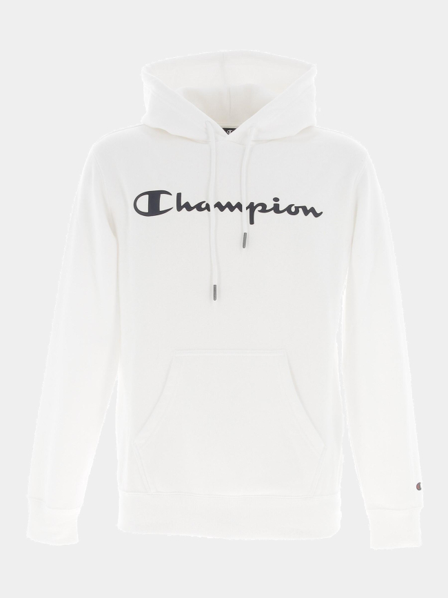 Sweat à capuche hooded blanc homme - Champion