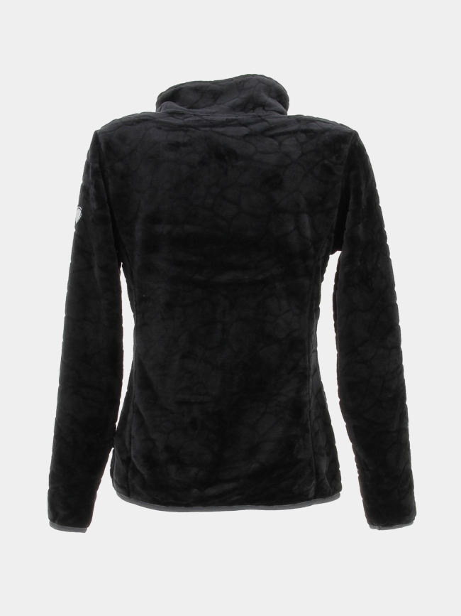 Veste polaire lauziere noir femme - Angele Sportswear