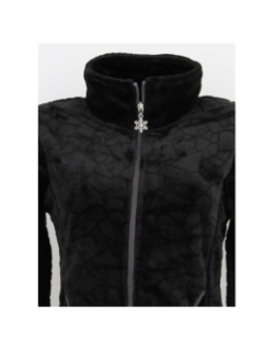 Veste polaire lauziere noir femme - Angele Sportswear