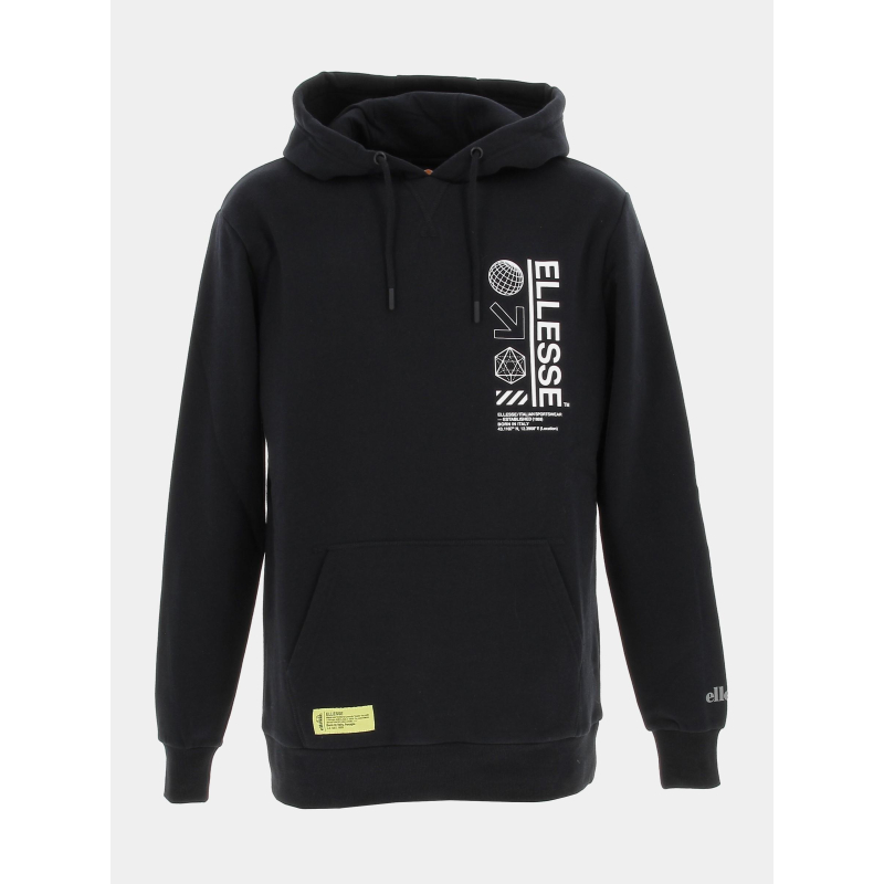 Sweat à capuche stratson noir homme - Ellesse