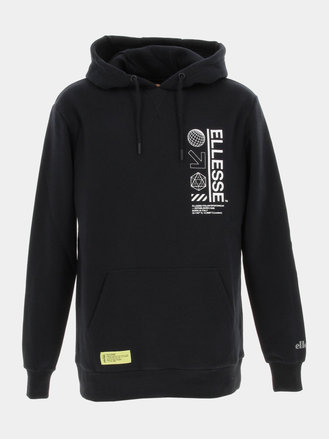 Sweat à capuche stratson noir homme - Ellesse