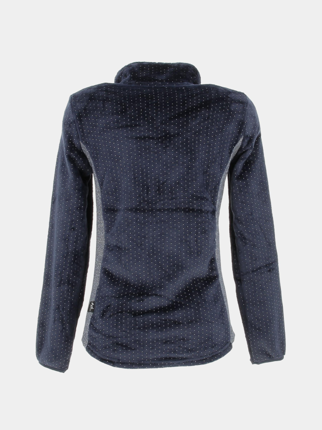 Veste polaire terra bleu marine femme - Angele Sportswear