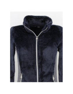 Veste polaire terra bleu marine femme - Angele Sportswear