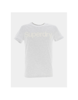 T-shirt ice gris chiné homme - Superdry