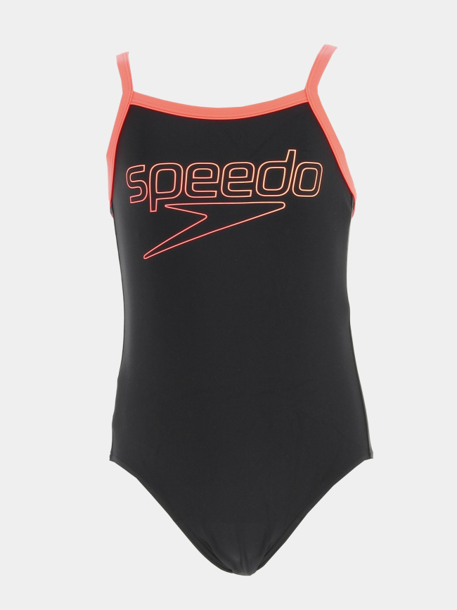 Maillot de bain natation boom noir fille - Speedo