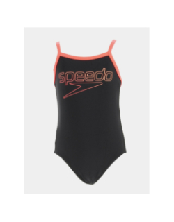 Maillot de bain natation boom noir fille - Speedo