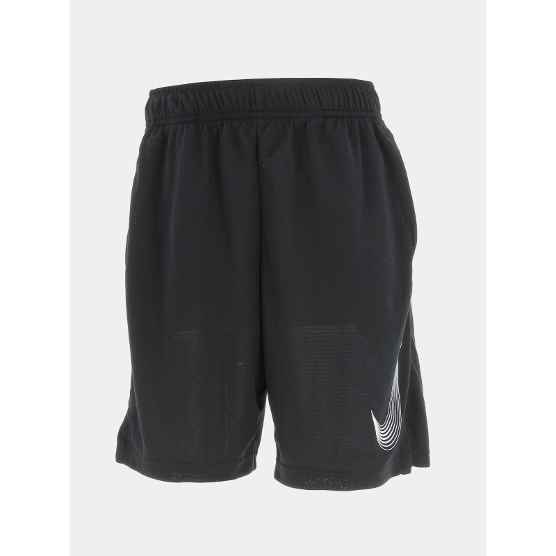 Short de football uni noir garçon - Nike
