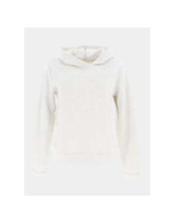 Sweat à capuche shau life blanc femme - Only