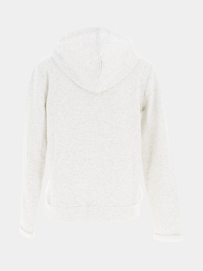 Sweat à capuche shau life blanc femme - Only