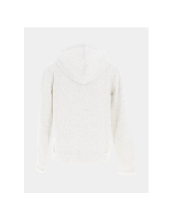 Sweat à capuche shau life blanc femme - Only