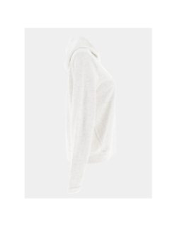 Sweat à capuche shau life blanc femme - Only