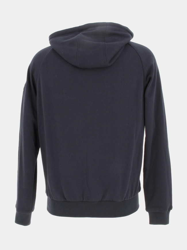 Sweat à capuche zippé dav bleu marine homme - Izac