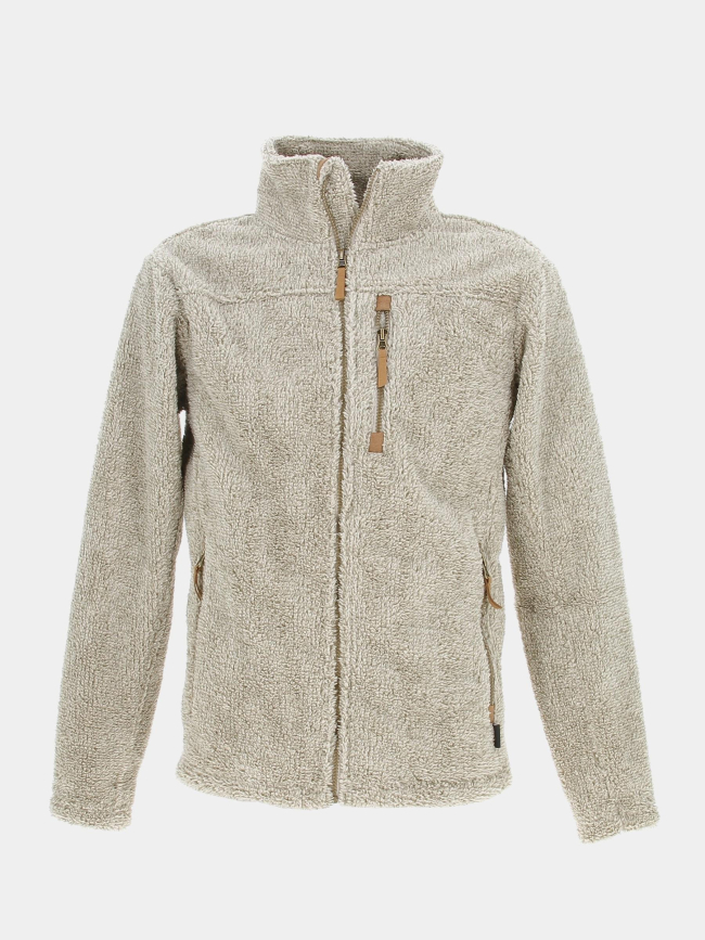 Veste polaire kiruna beige homme - Eldera Sporswear