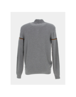 Pull col zippé gris homme - Sun Valley