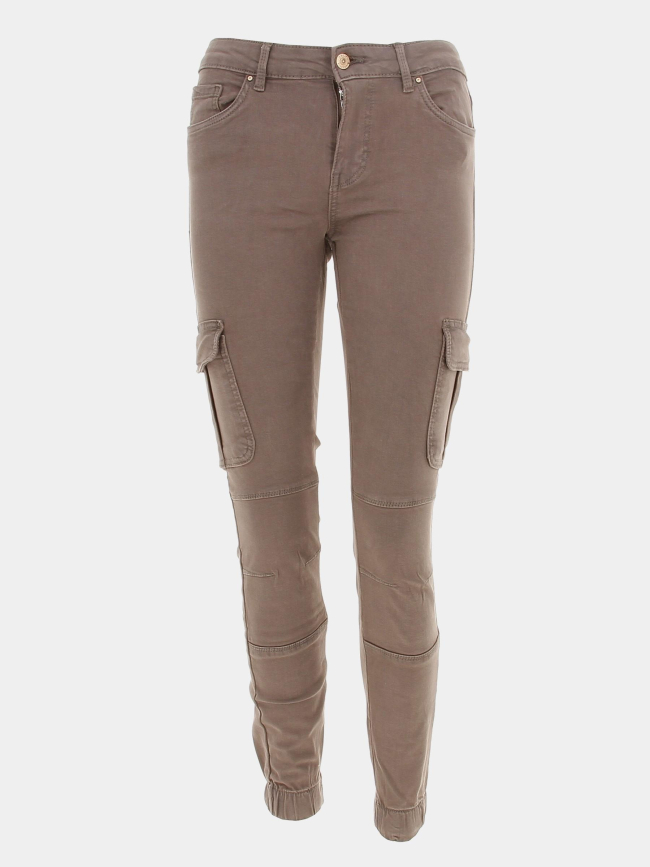 Pantalon cargo missouri marron femme - Only