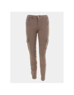 Pantalon cargo missouri marron femme - Only