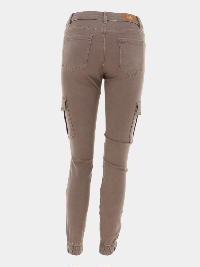 Pantalon cargo missouri marron femme - Only