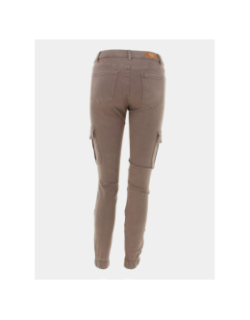 Pantalon cargo missouri marron femme - Only