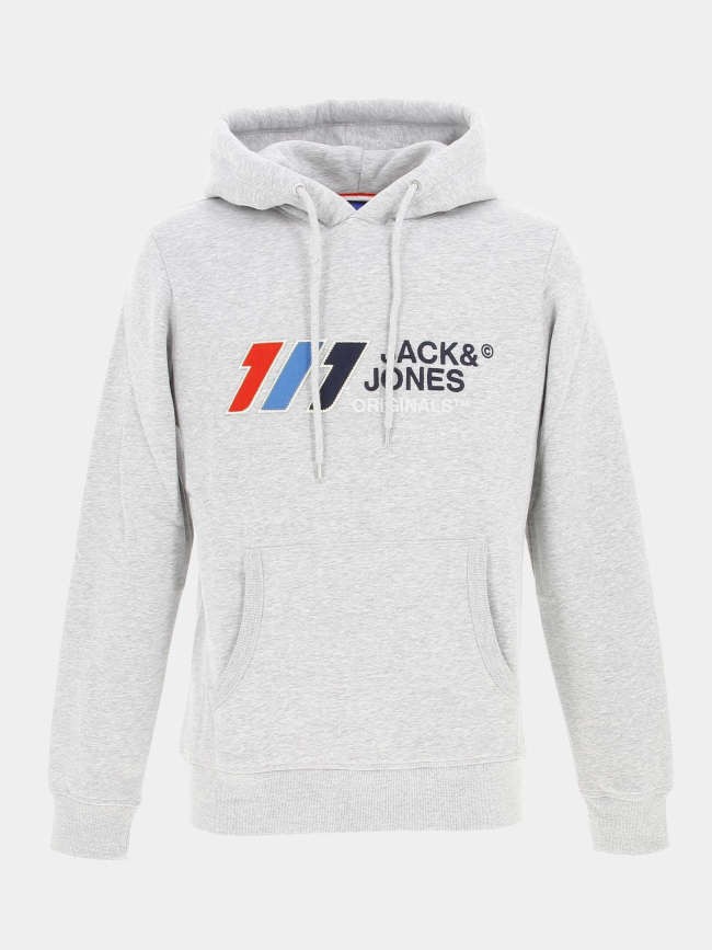 Sweat à capuche jorslope gris - Jack & Jones