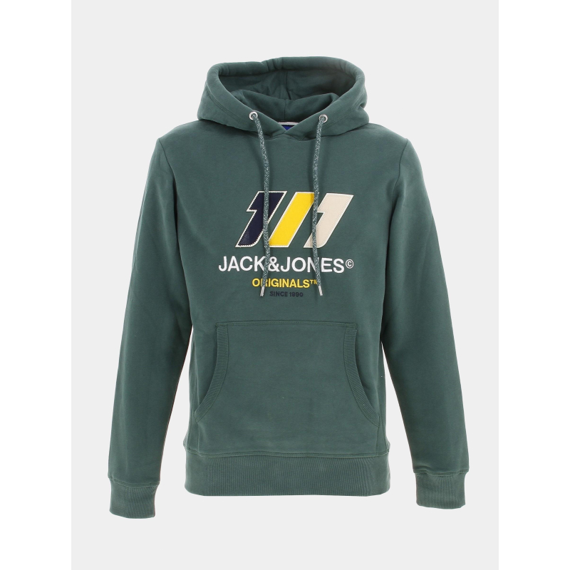 Sweat à capuche jorslope vert homme - Jack & Jones