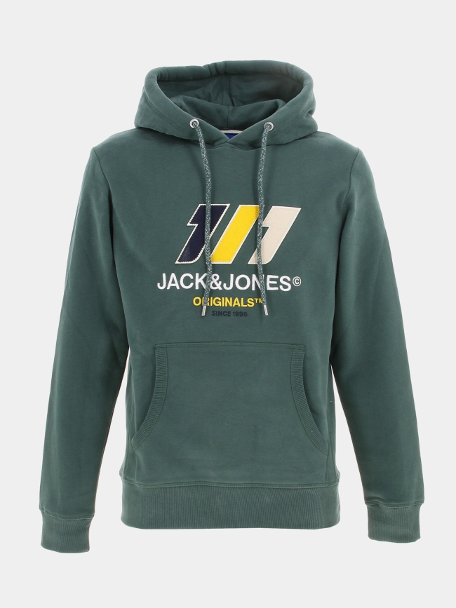 Sweat à capuche jorslope vert homme - Jack & Jones