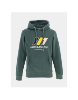 Sweat à capuche jorslope vert homme - Jack & Jones