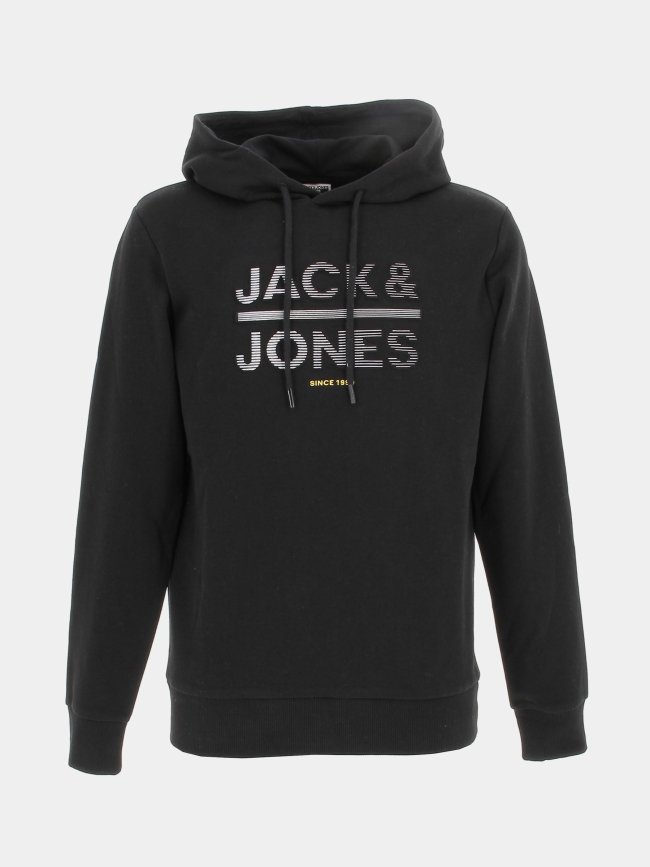 Sweat à capuche cogalo noir homme - Jack & Jones