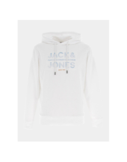 Sweat à capuche cogalo blanc homme - Jack & Jones