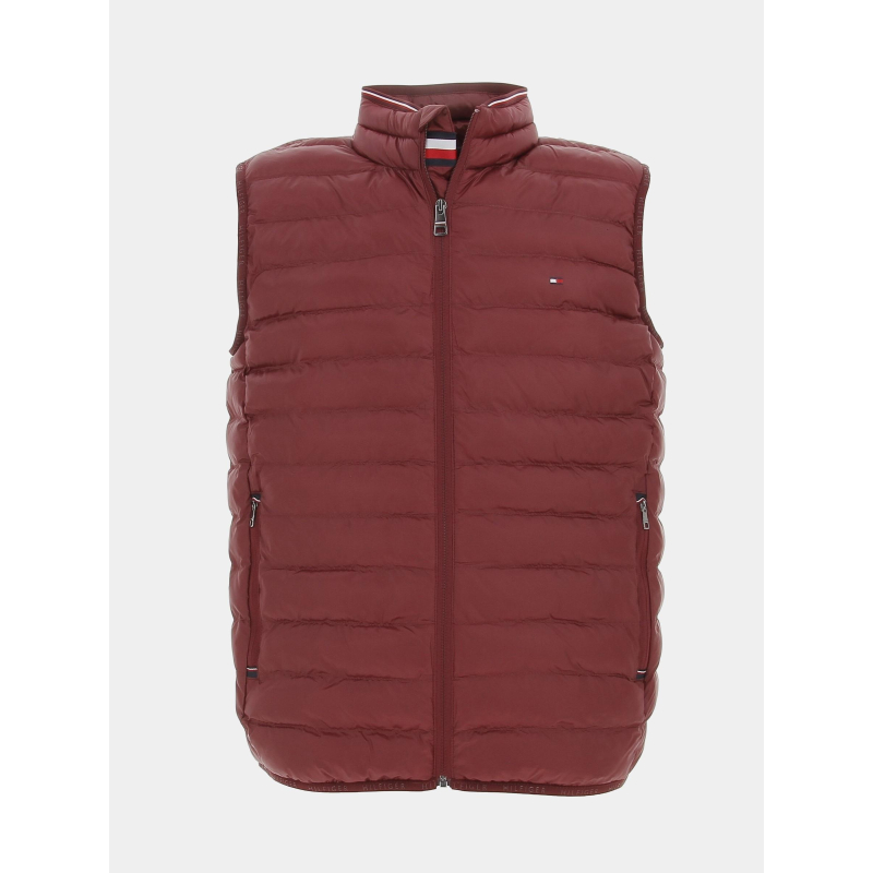 Doudoune sans manche recycled bordeaux homme - Tommy Hilfiger