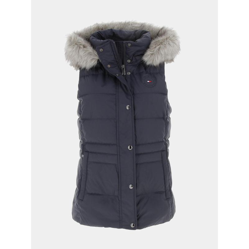 Doudoune sans manche tyra down bleu marine femme - Tommy Hilfiger