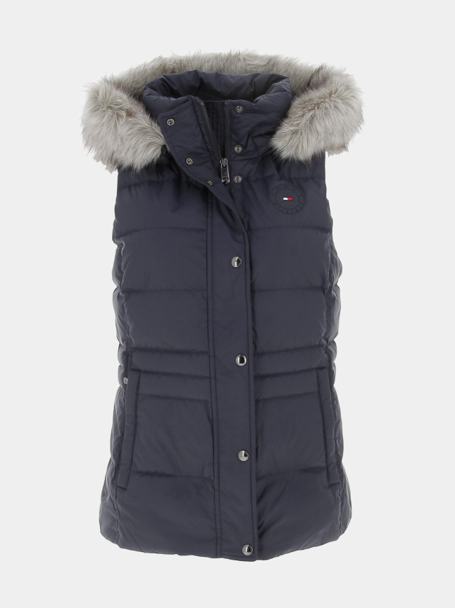 Doudoune sans manche tyra down bleu marine femme - Tommy Hilfiger