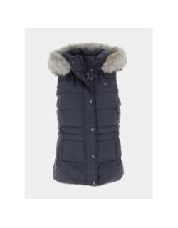 Doudoune sans manche tyra down bleu marine femme - Tommy Hilfiger