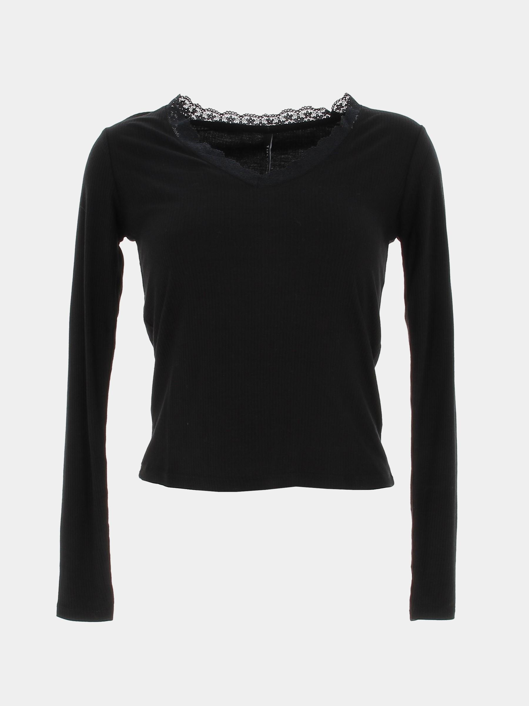 Top manches longues salamanca noir femme - Tiffosi