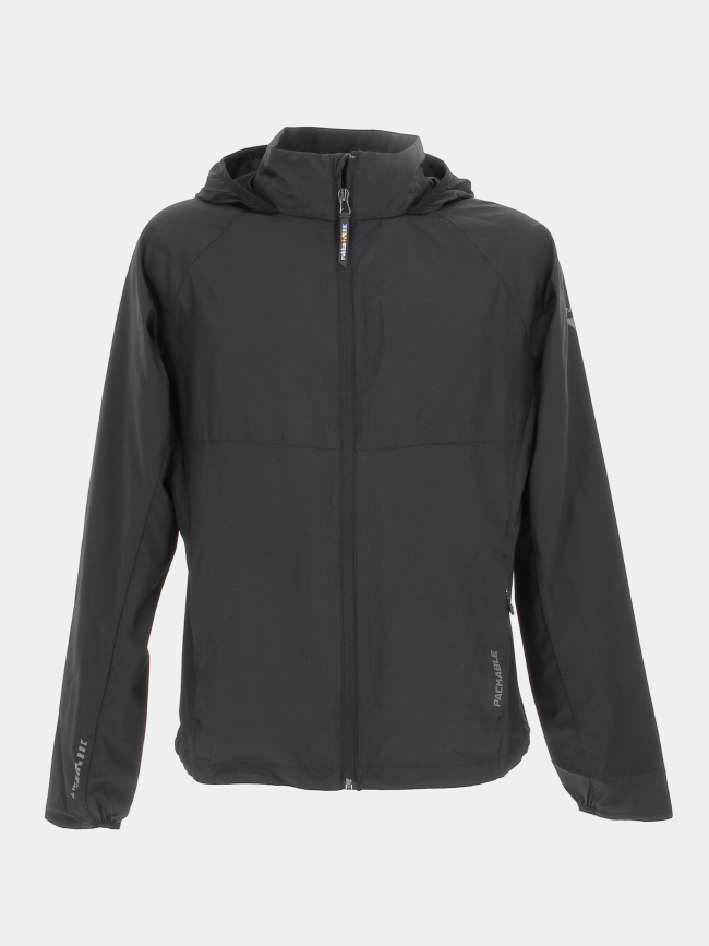 Veste de running meskila noir homme - Rukka