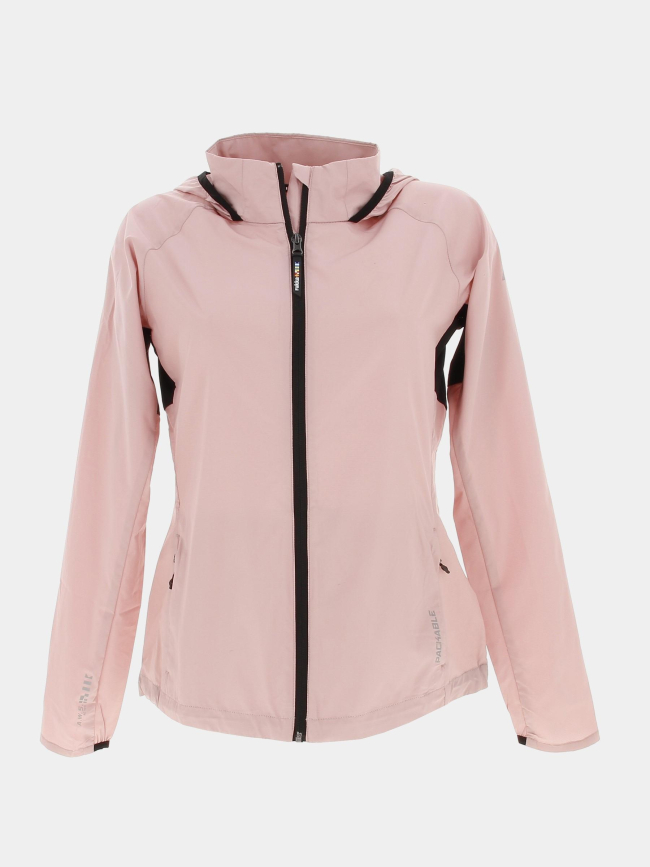 Veste de running messela rose femme - Rukka