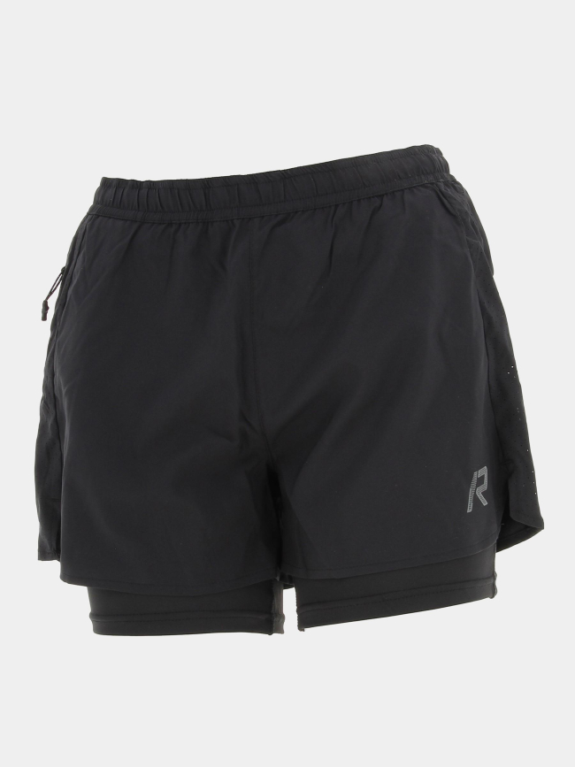 Short de running mahala noir femme - Rukka