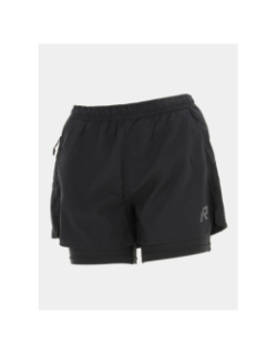 Short de running mahala noir femme - Rukka