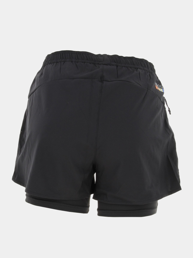 Short de running mahala noir femme - Rukka