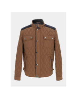 Blouson matelassé maceo marron homme - Izac