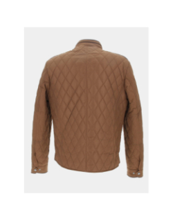 Blouson matelassé maceo marron homme - Izac