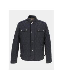 Blouson matelassé maceo bleu marine homme - Izac