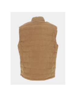 Doudoune sans manche réversible bleu/camel homme - Izac