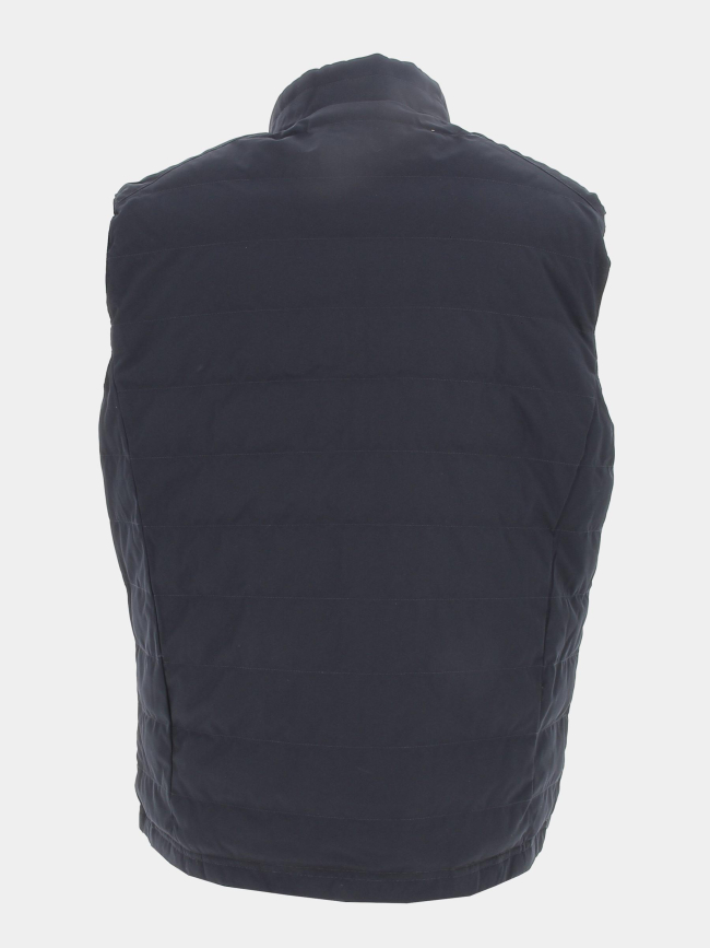 Doudoune sans manche réversible bleu/camel homme - Izac