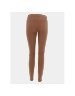 Pantalon slim vea marron femme - Vero Moda